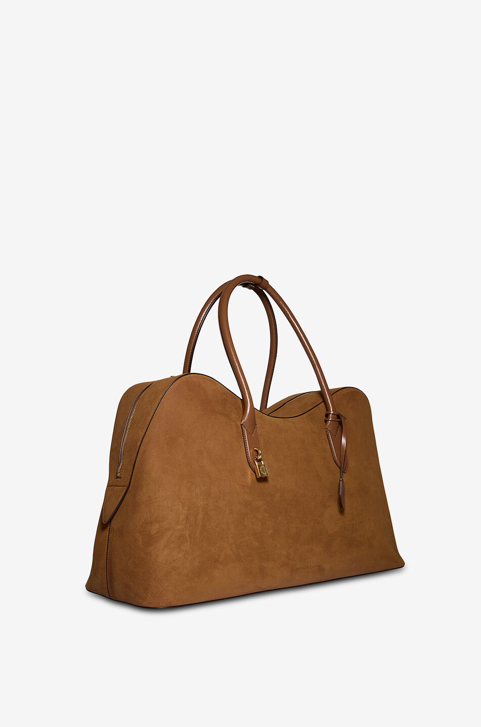 STELLA McCARTNEY Ryder vegan suede travel bag Women BROWN 2