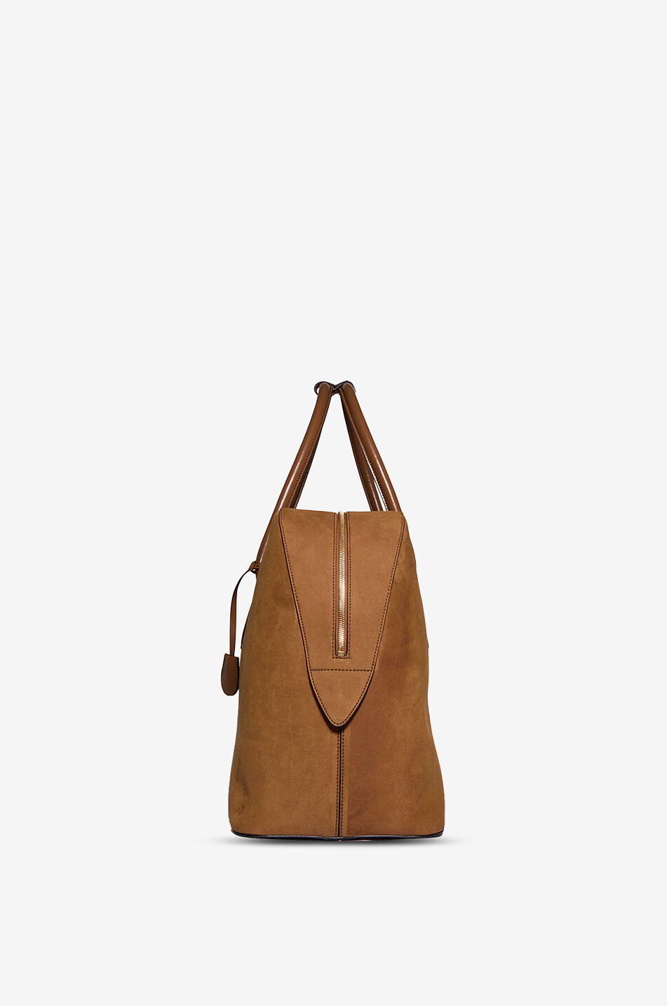 STELLA McCARTNEY Ryder vegan suede travel bag Women BROWN 4