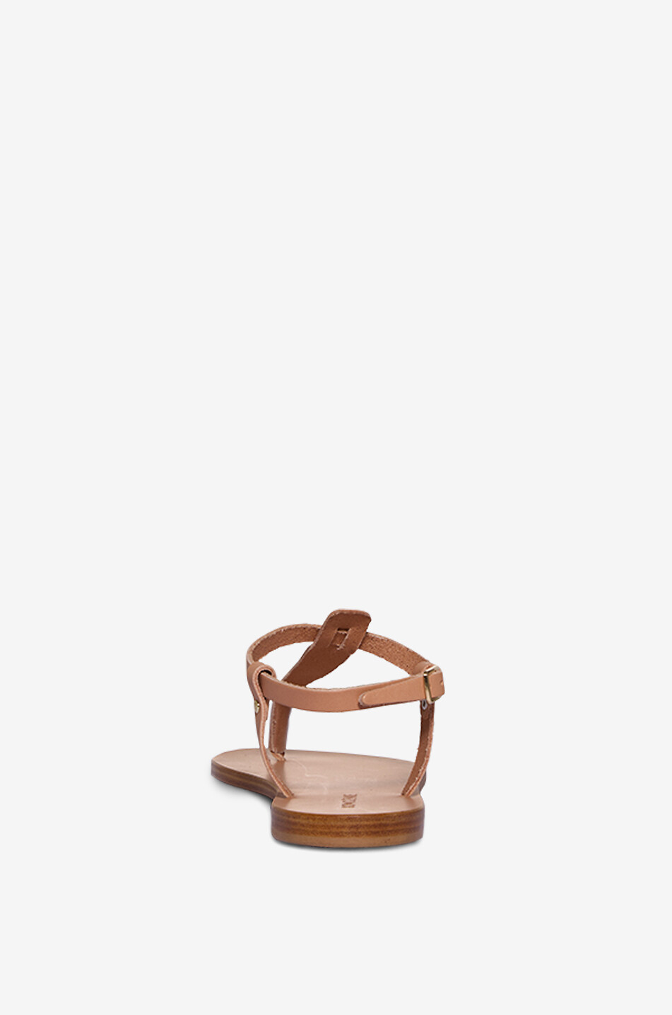 BONGENIE Sandalen aus Leder mit Zehenriemen Damen BEIGE 4