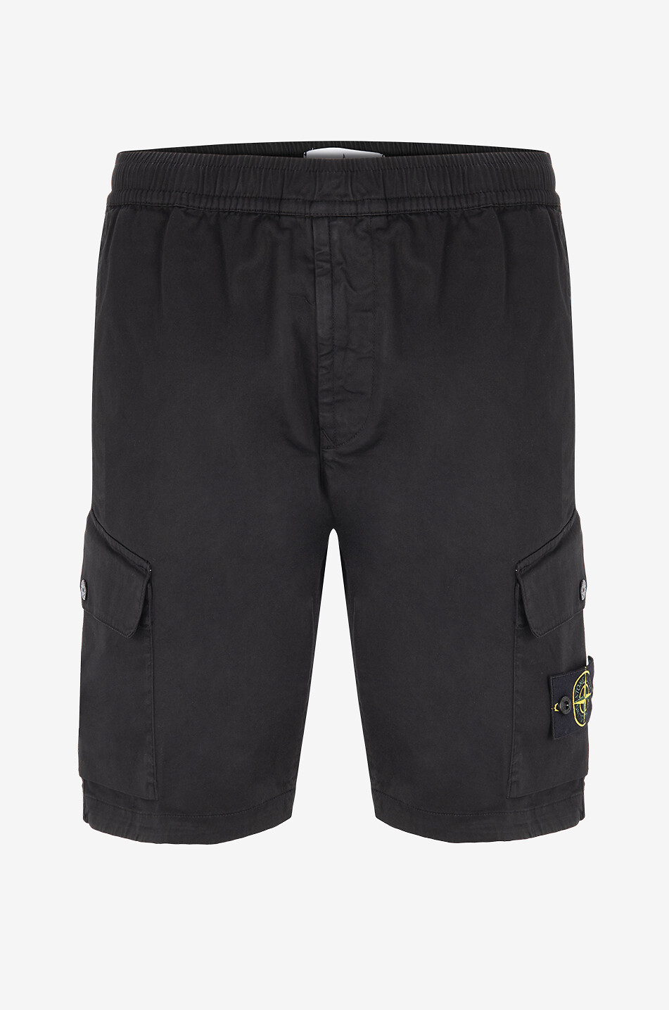 STONE ISLAND L100L03 cotton Bermuda shorts Men BLACK 1