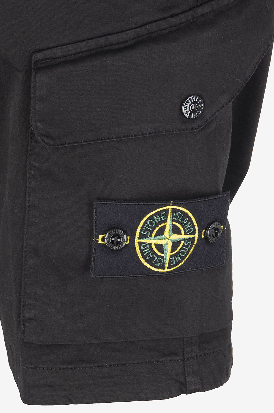 STONE ISLAND L100L03 cotton Bermuda shorts Men BLACK 3