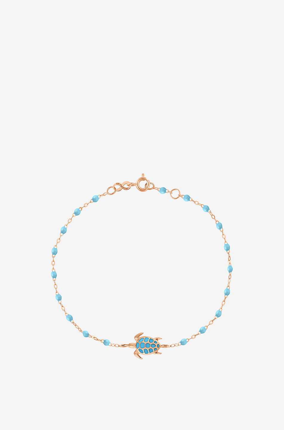 GIGI CLOZEAU Armband aus Roségold Tortue Turquoise - 17 cm Damen BLAU 1