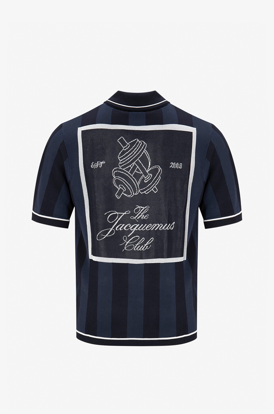 Polo en maille jacquard brodé Le polo Liga