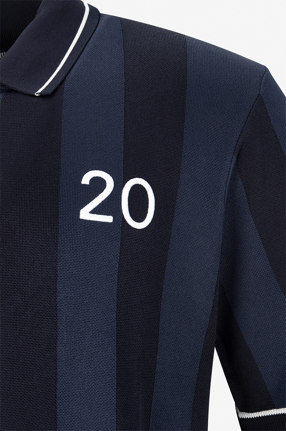 Polo en maille jacquard brodé Le polo Liga