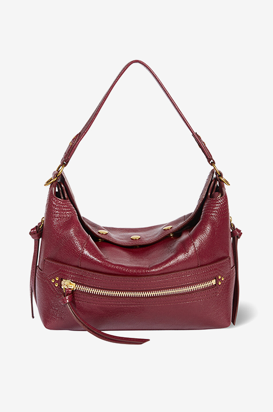 Sac porté épaule en cuir de chèvre Lucky Hobo