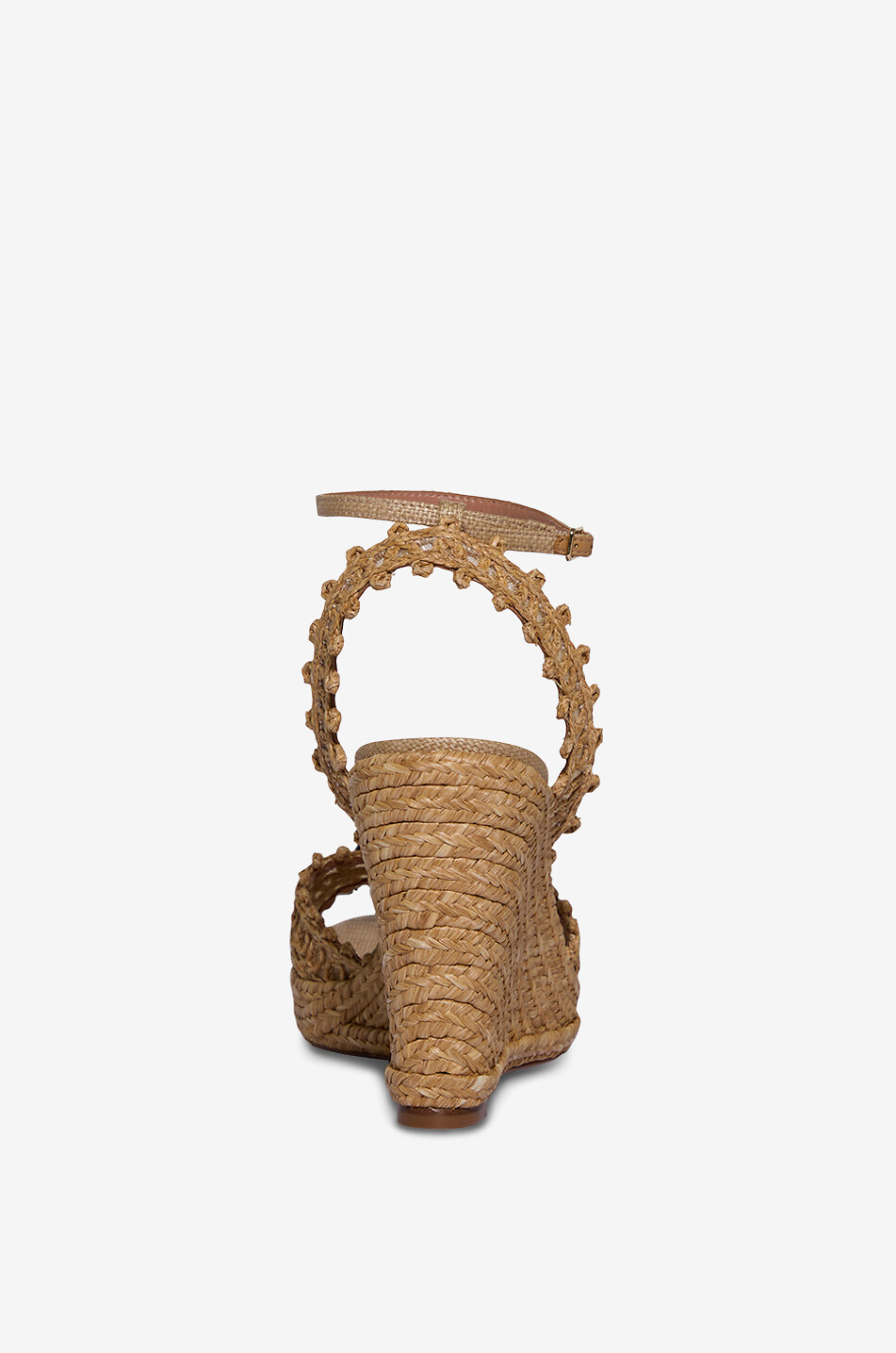 Kahlo 105 raffia wedge espadrilles