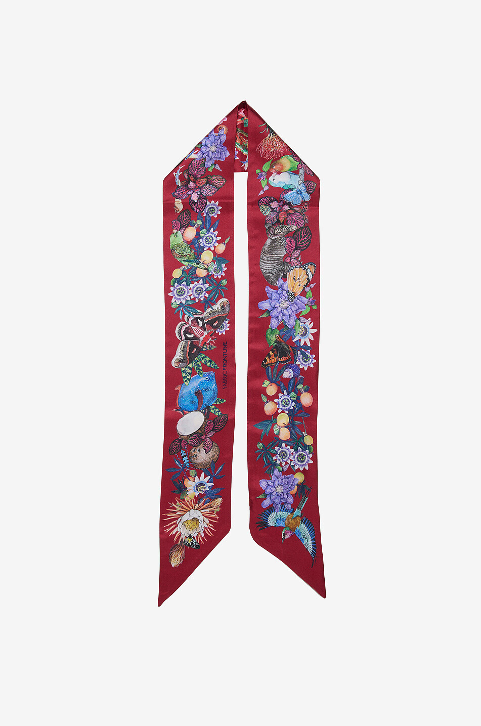 Variété Du Monde Raspberry silk twill ribbon