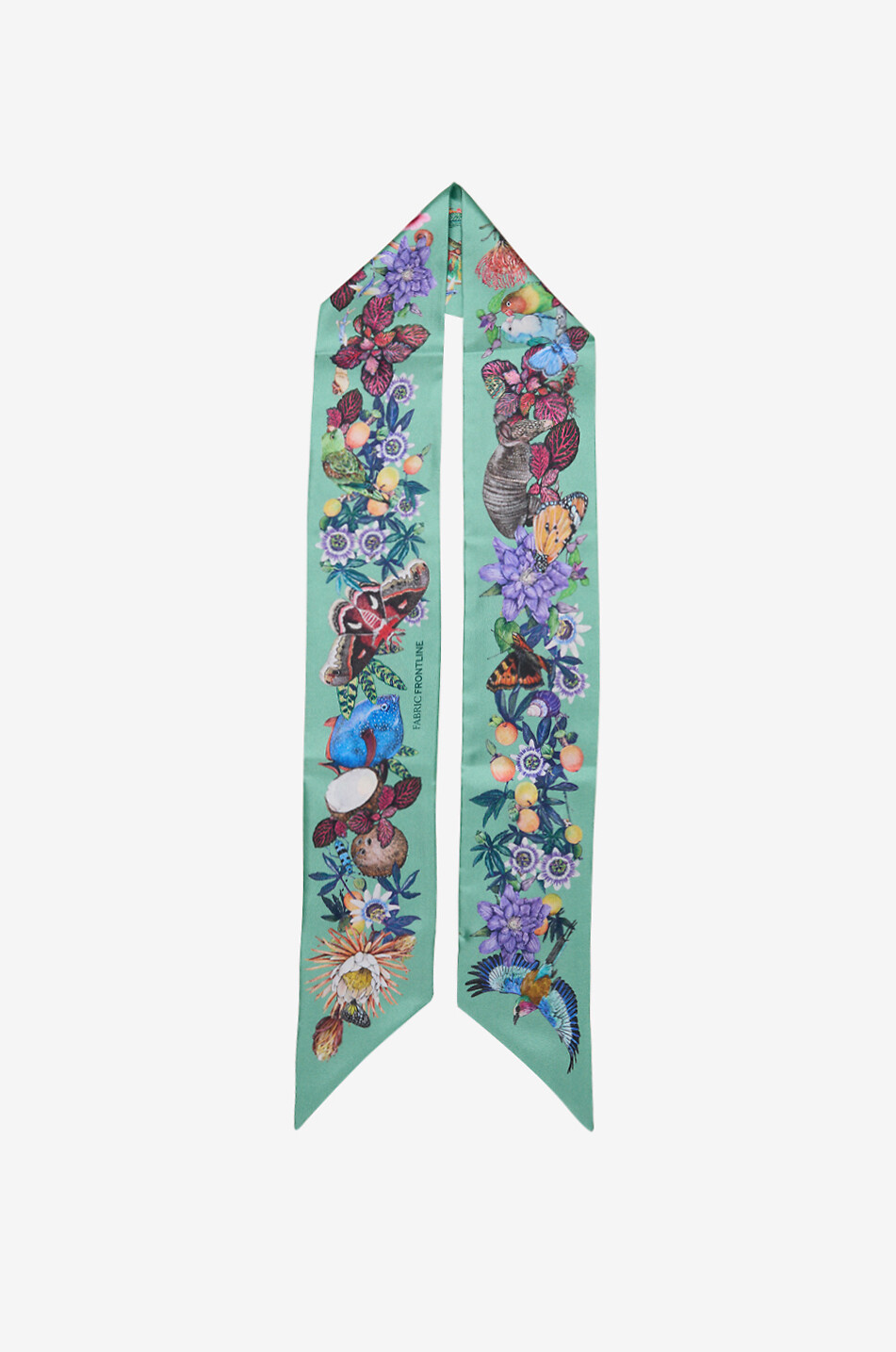 Variété Du Monde Acqua Haze silk twill ribbon