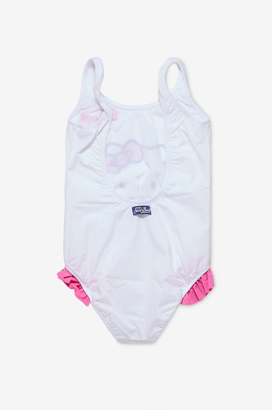 MC2 SAINT BARTH Tiana girls' one-piece swimsuit Girl WHITE 2