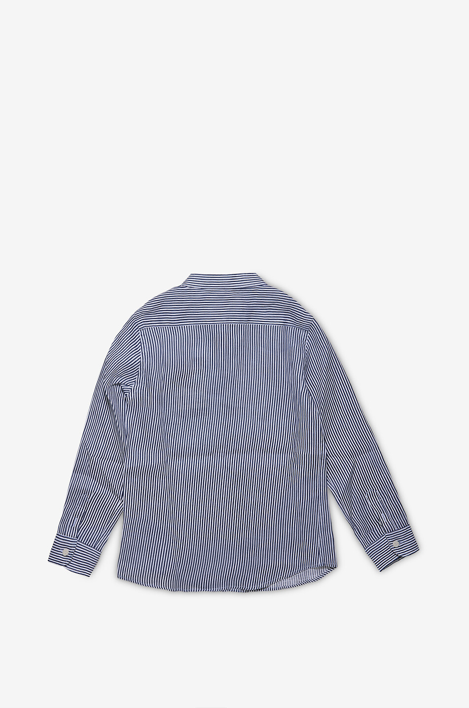 MC2 SAINT BARTH Boy's linen long-sleeved shirt Boy BLUE 2