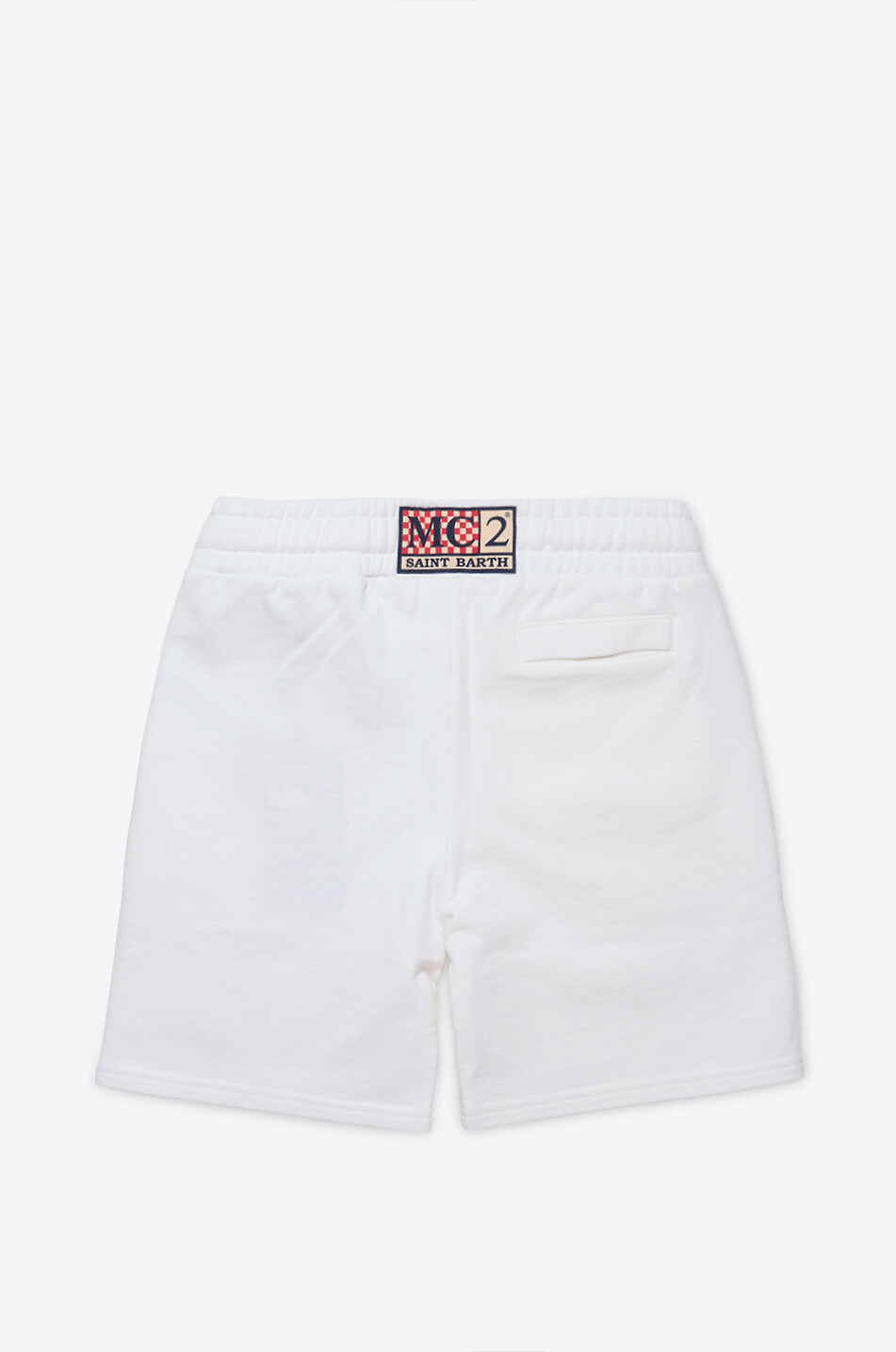 MC2 SAINT BARTH Randle boys' cotton Bermuda shorts Boy WHITE 2