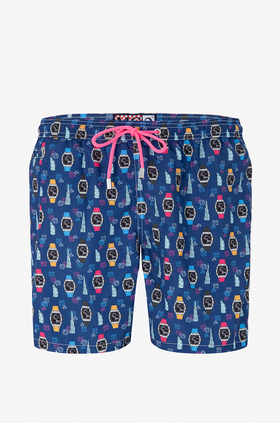 MC2 SAINT BARTH Lighting Micro Fantasy swim shorts Men DARK BLUE 1