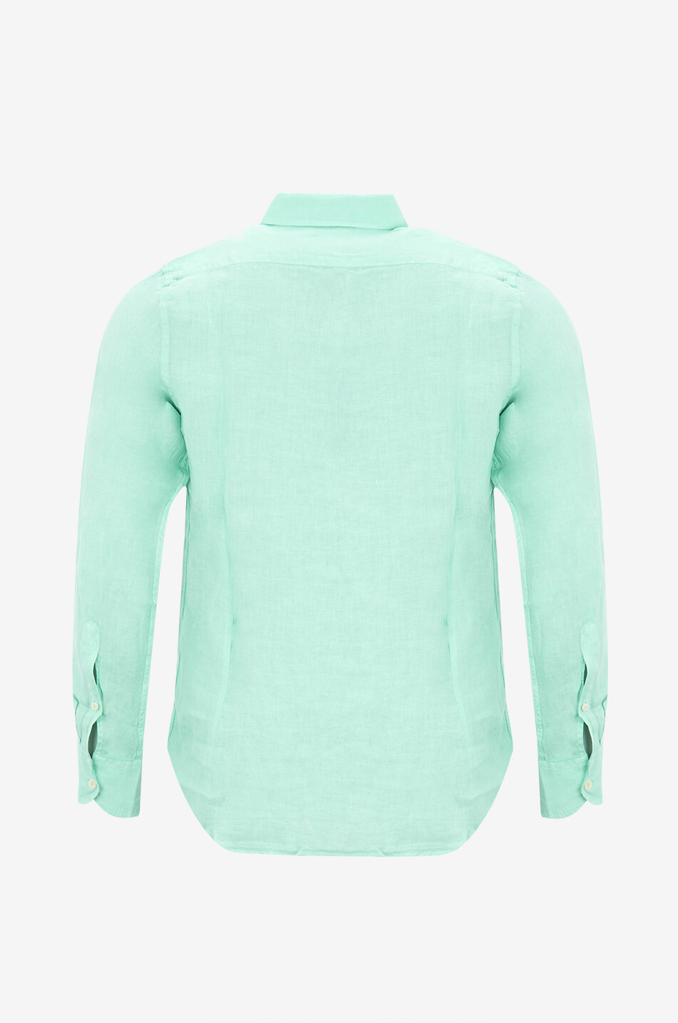 MC2 SAINT BARTH Chemise à manches longues en lin Pamplona Homme VERT CLAIR 2