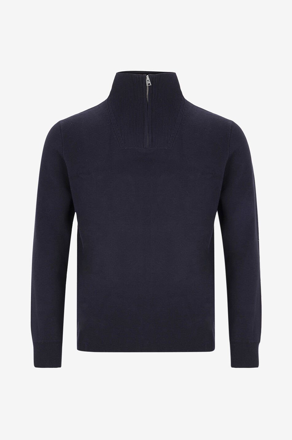 Pullover mit Stehkragen aus Wolle und Baumwolle Arild