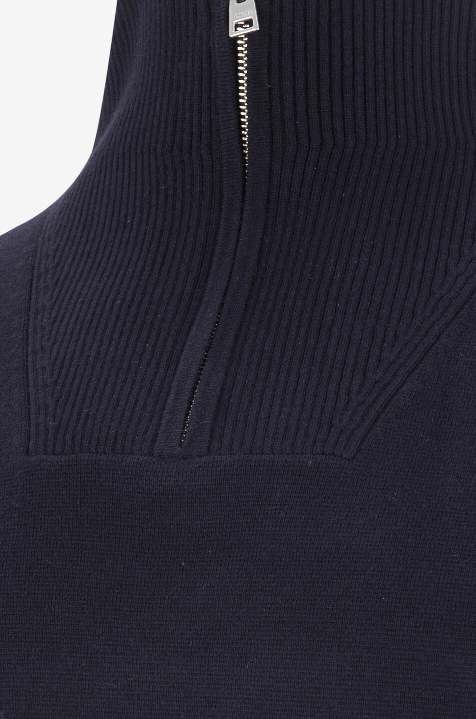 Pullover mit Stehkragen aus Wolle und Baumwolle Arild