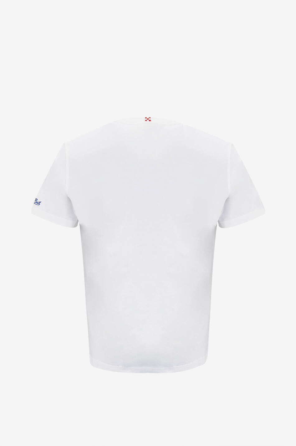 MC2 SAINT BARTH Kurzärmeliges T-Shirt aus Baumwolle Man Herren WEISS 2