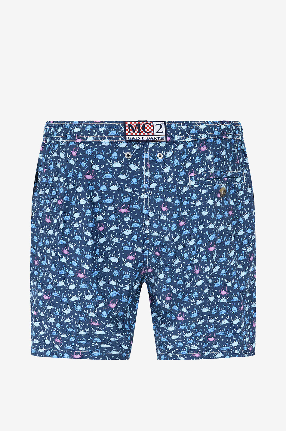 MC2 SAINT BARTH Short de bain Lighting Micro Fantasy Homme BLEU FONCE 2