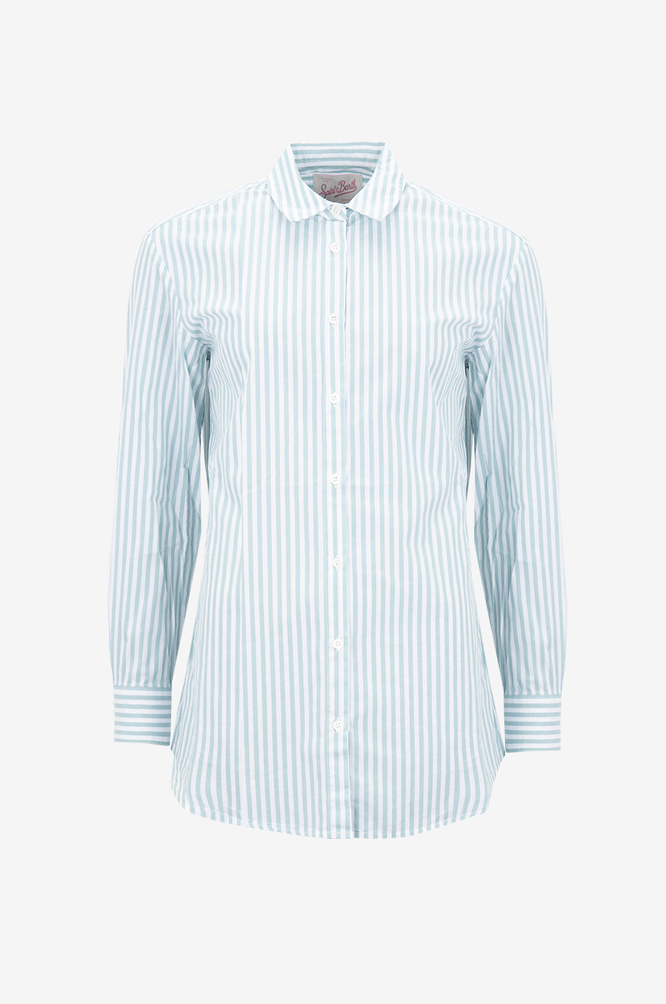 Brigitte cotton long-sleeved shirt - MC2 SAINT BARTH - MULTI