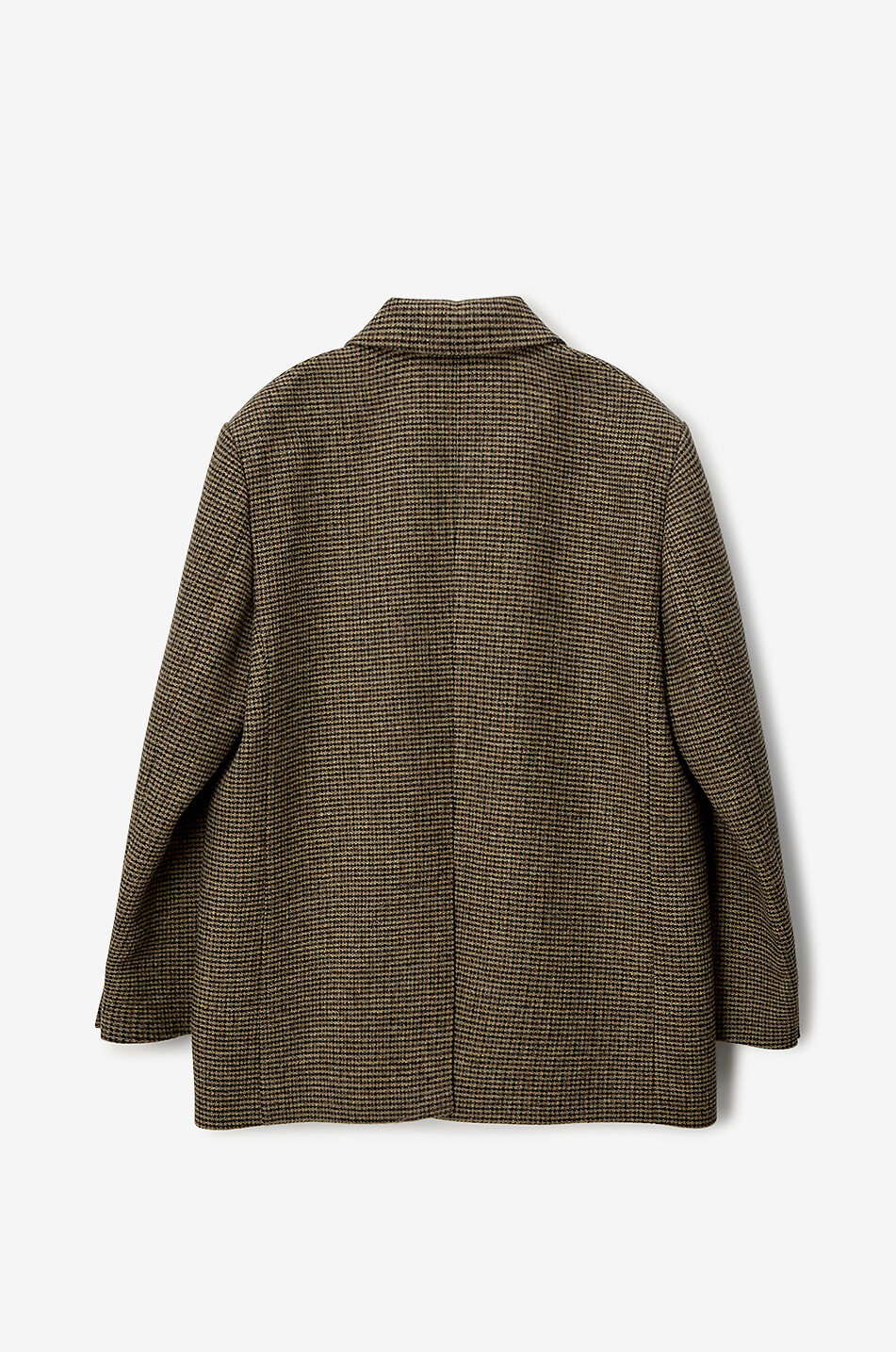 DUNST Oversize-Hahnentritt-Blazer aus Wolle Damen BRAUN 2