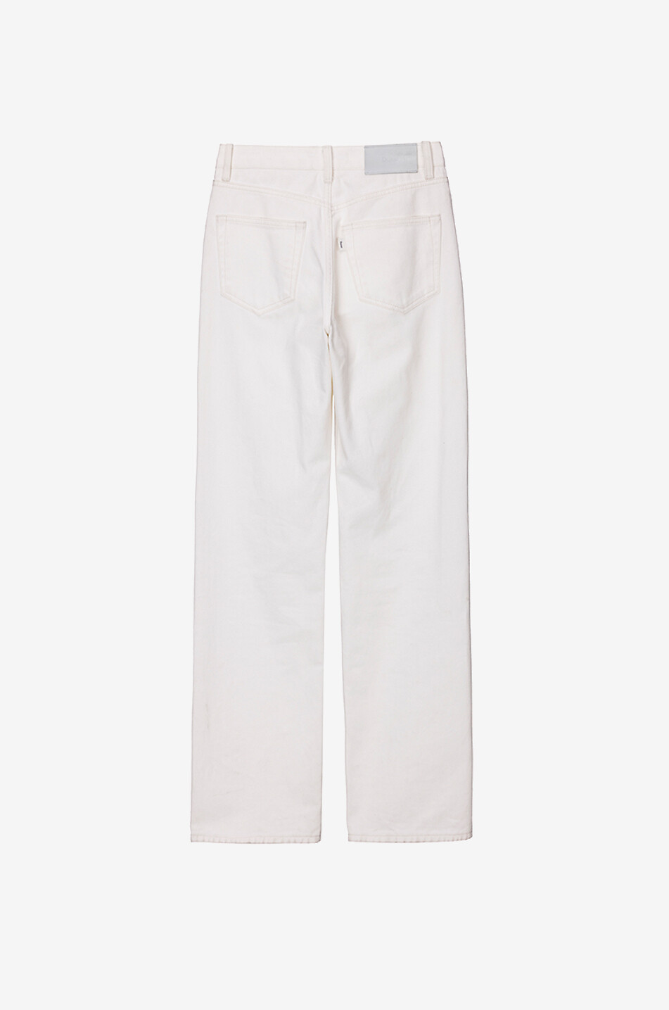 DUNST Cotton straight leg jeans Women EGGSHELL 2