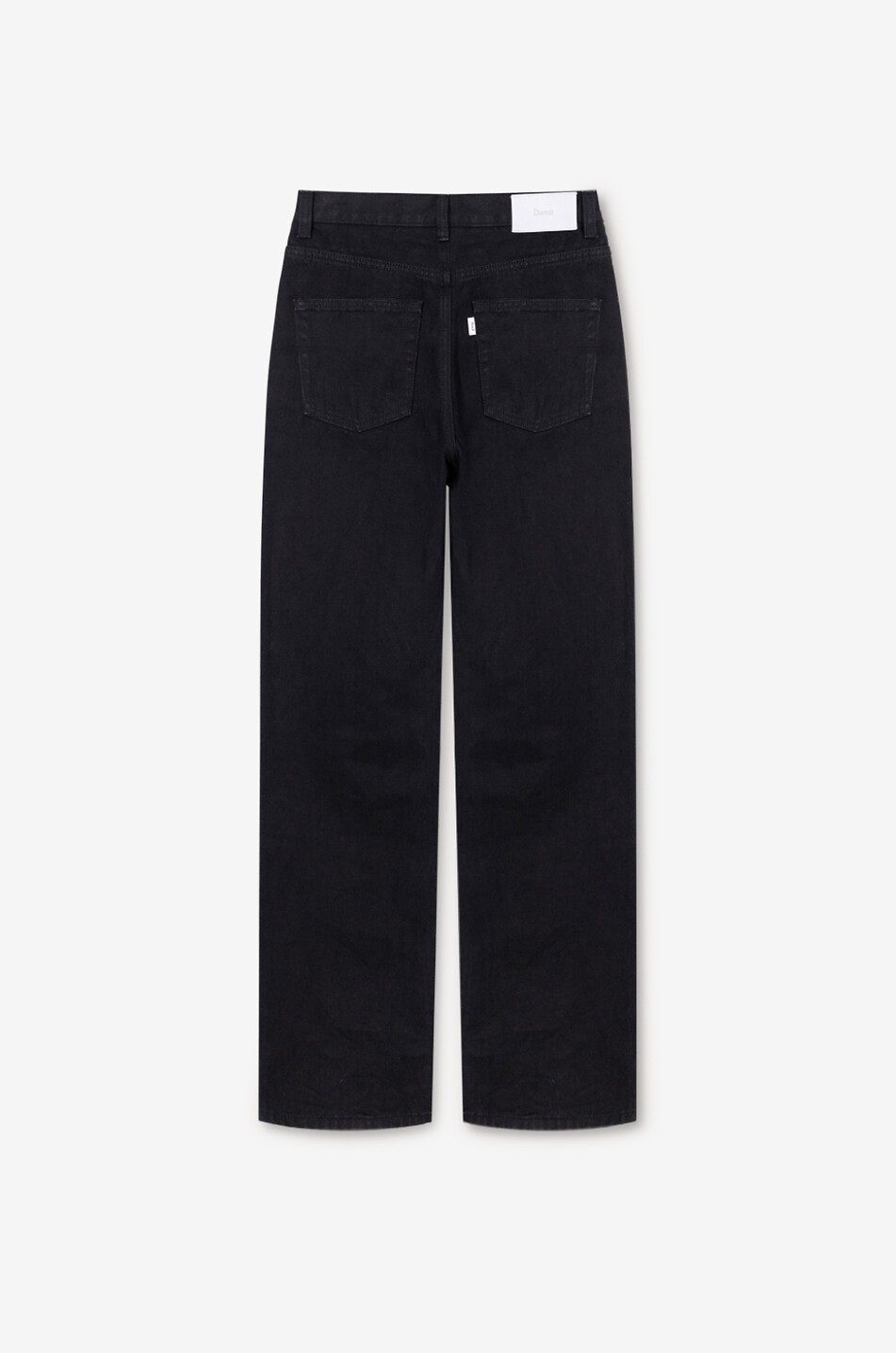 DUNST Cotton straight leg jeans Women BLACK 2