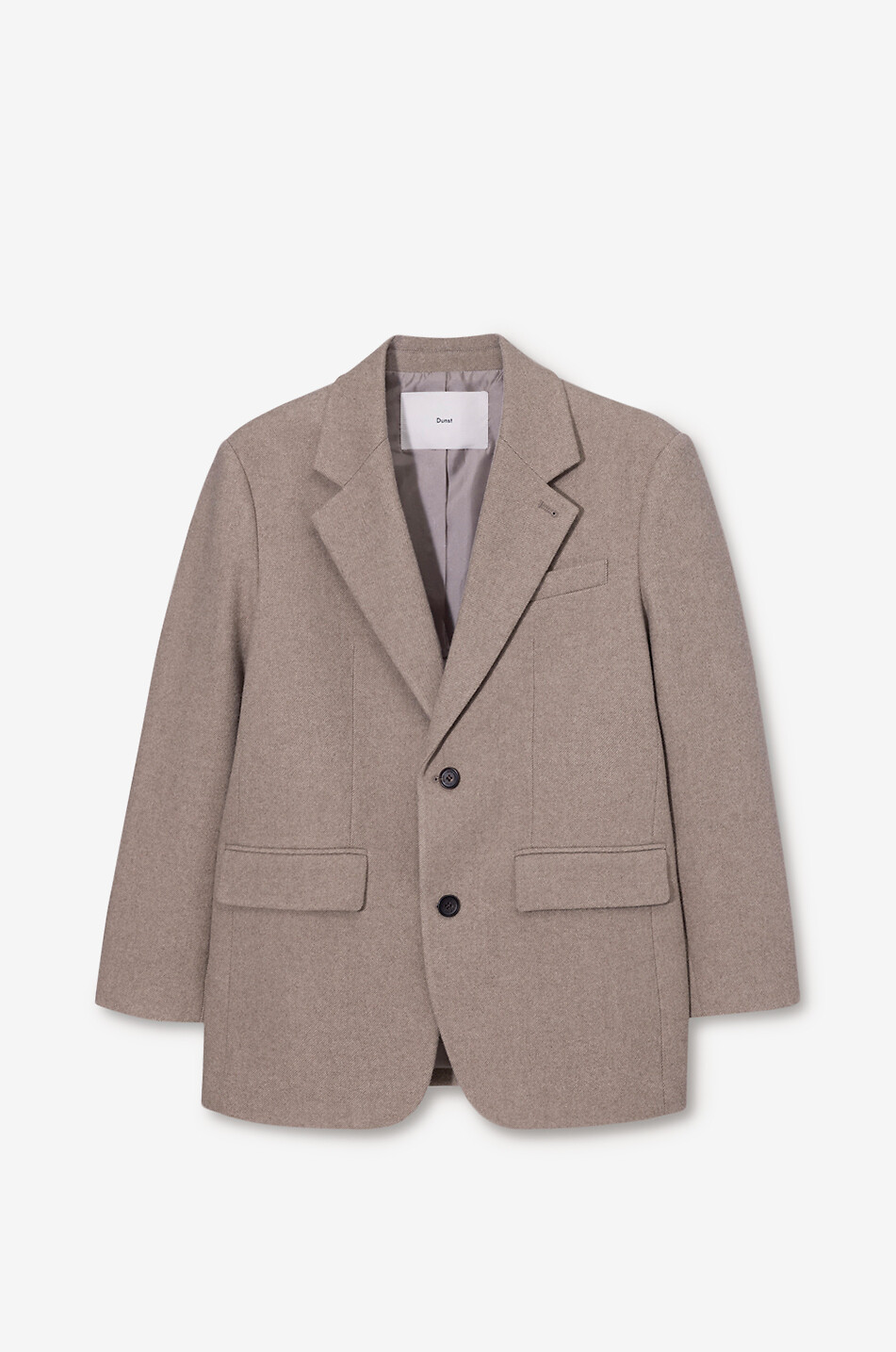 Unisex houndstooth check wool blazer - DUNST - BROWN - Bongénie Unisex houndstooth check wool blazer - DUNST - BROWN - Bongénie