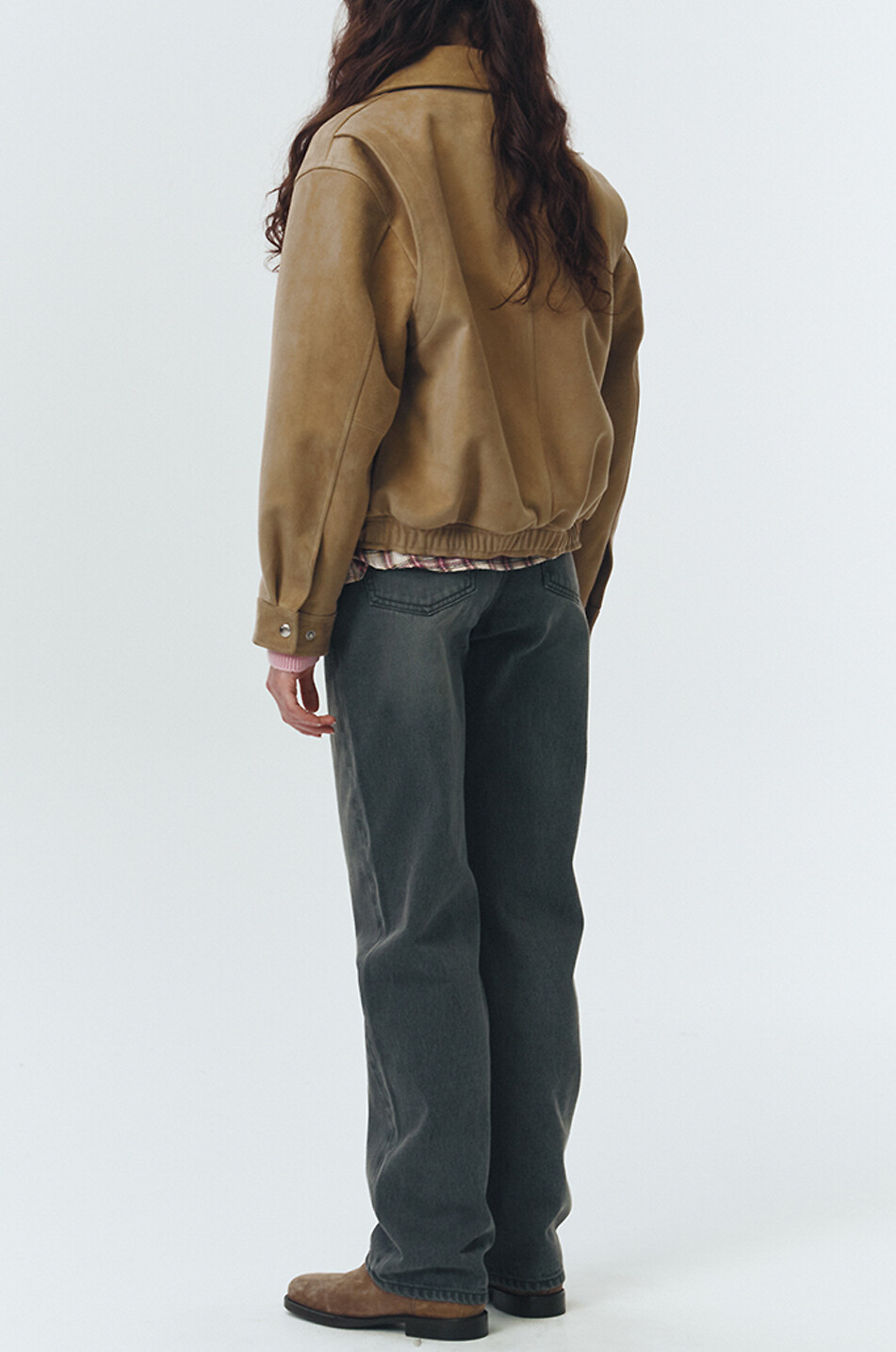 DUNST Blouson en cuir de chèvre Femme BEIGE 6