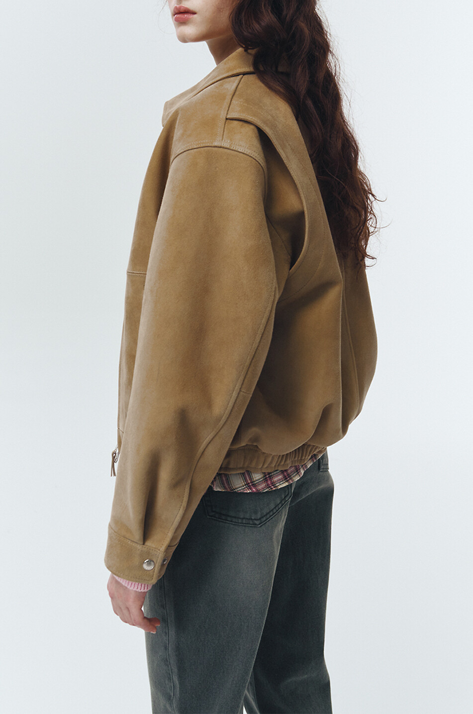 DUNST Blouson en cuir de chèvre Femme BEIGE 7