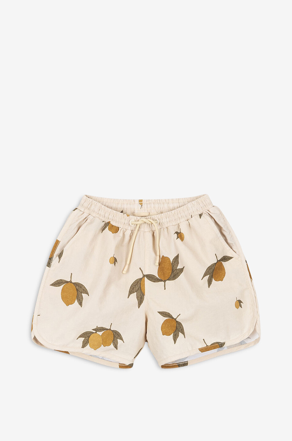KONGES SLØJD Asnu striped boys' shorts  Light beige 1