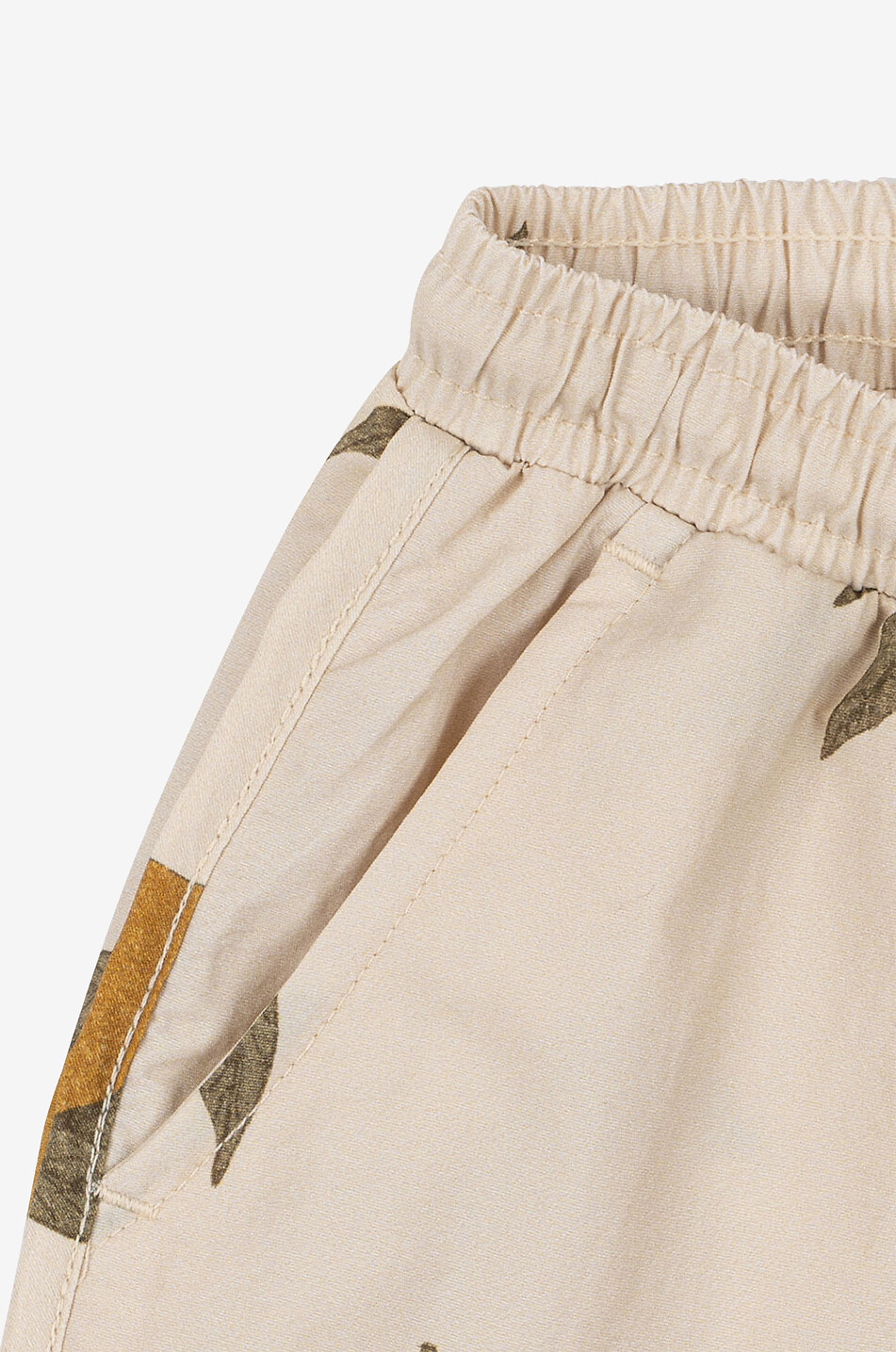KONGES SLØJD Asnu striped boys' shorts  Light beige 3