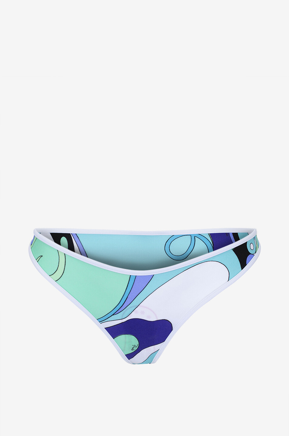 PUCCI Orchidee tanga bikini bottoms Women GREEN 1