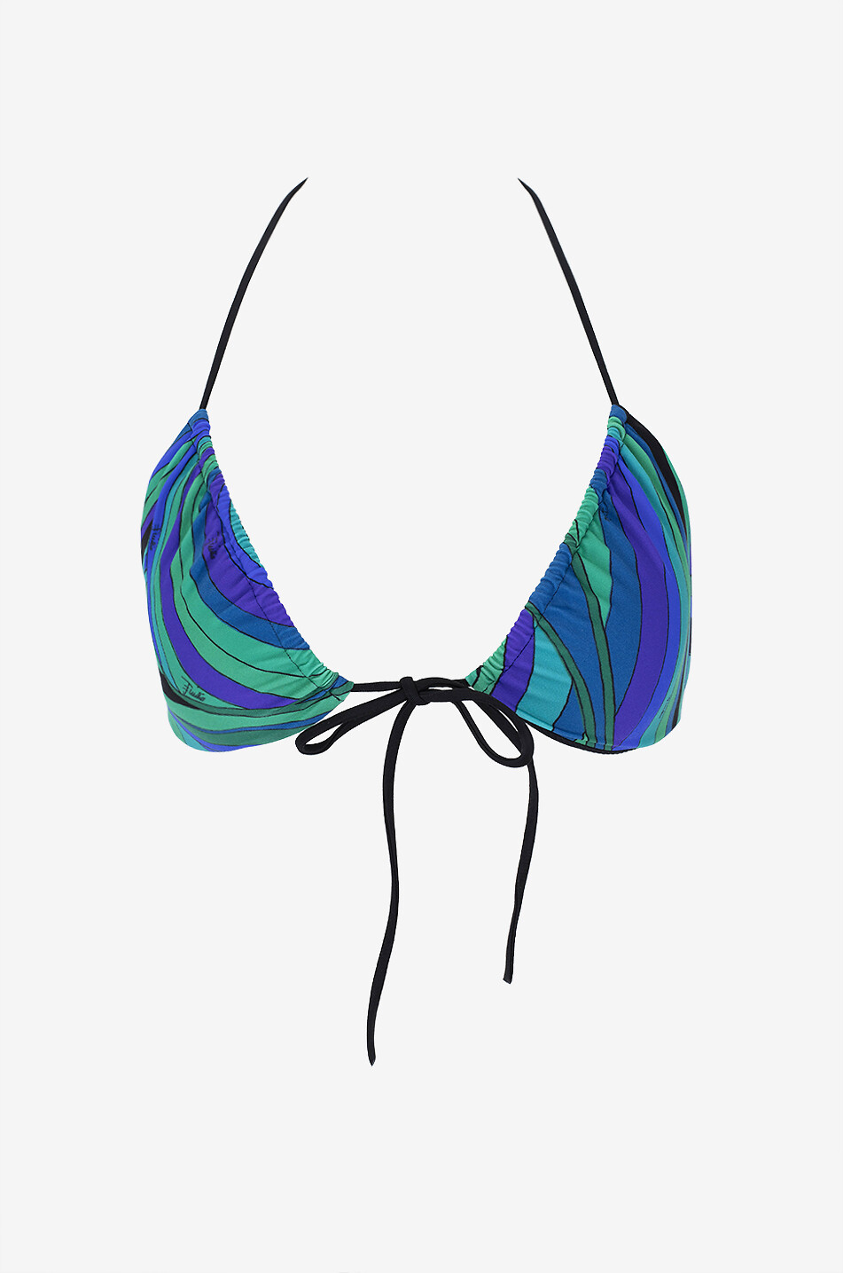 Marmo unpadded triangle bikini top