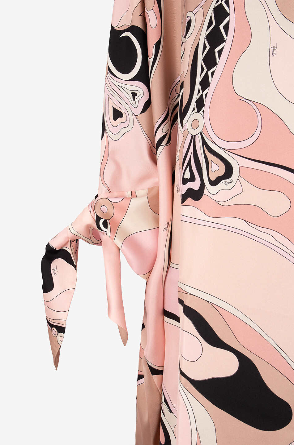 PUCCI Lange Seidentwill-Tunika Orchidee Damen BUNT 3