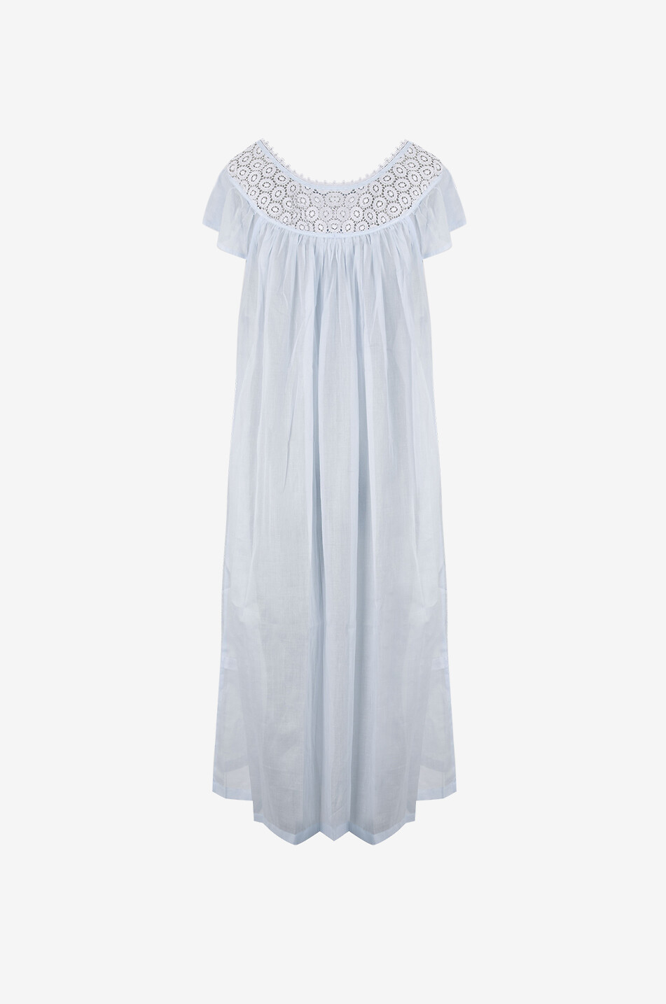 CELESTINE Chemise de nuit en coton Antonia Femme BLEU CLAIR 2