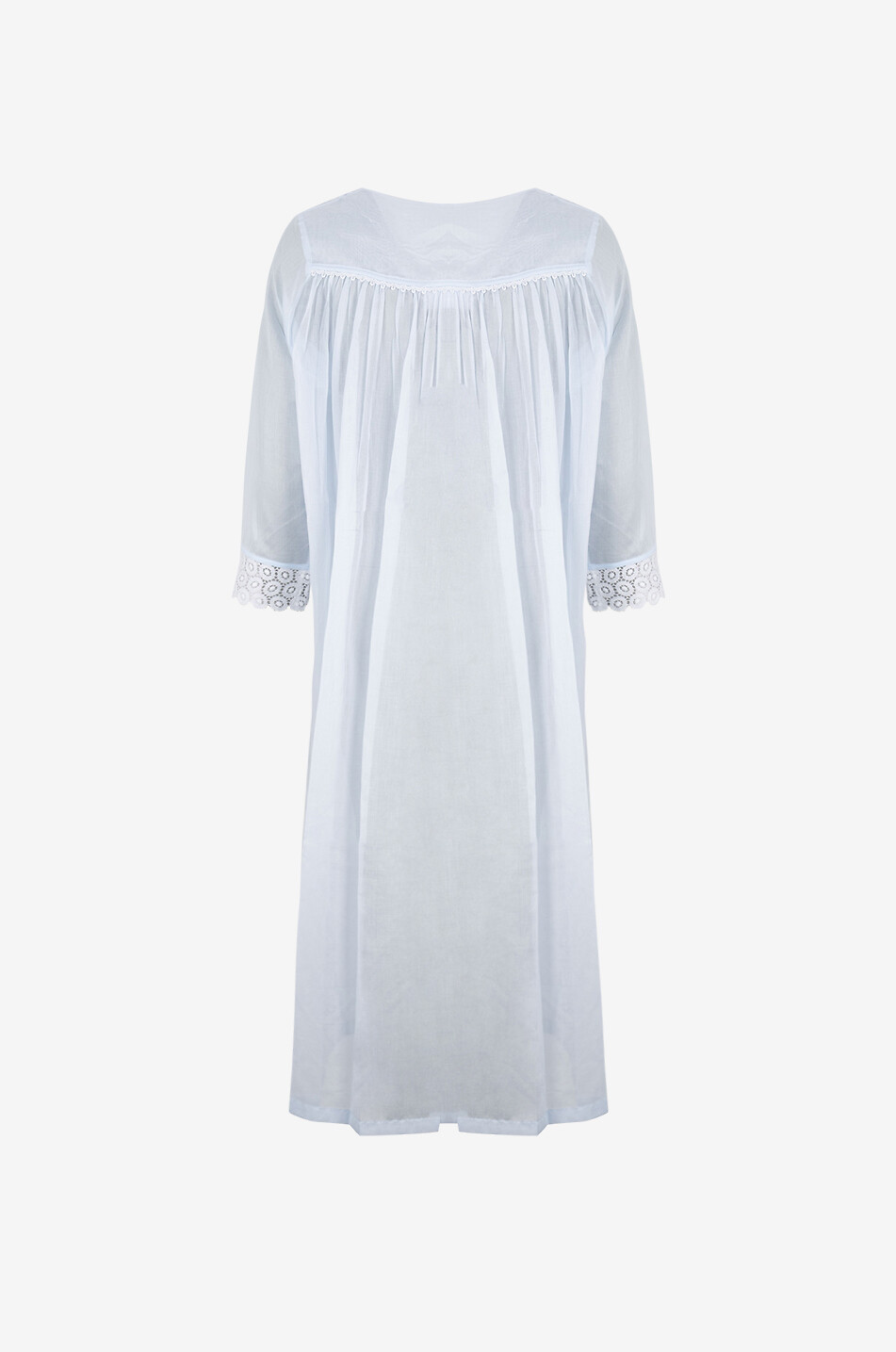 CELESTINE Chemise de nuit en coton Antonia Femme BLEU CLAIR 2