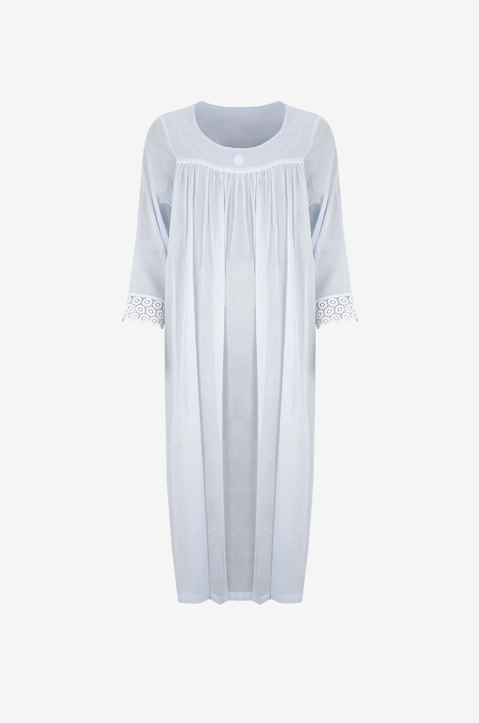 CELESTINE Chemise de nuit en coton Antonia Femme BLEU CLAIR 1