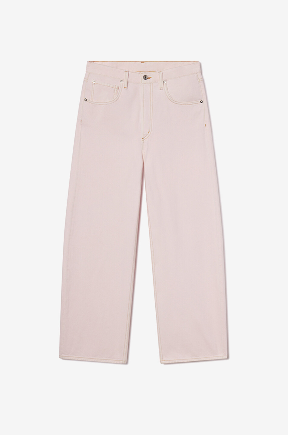 AGOLDE Low Curve Cosmos wide-leg jeans Women LIGHT PINK 1