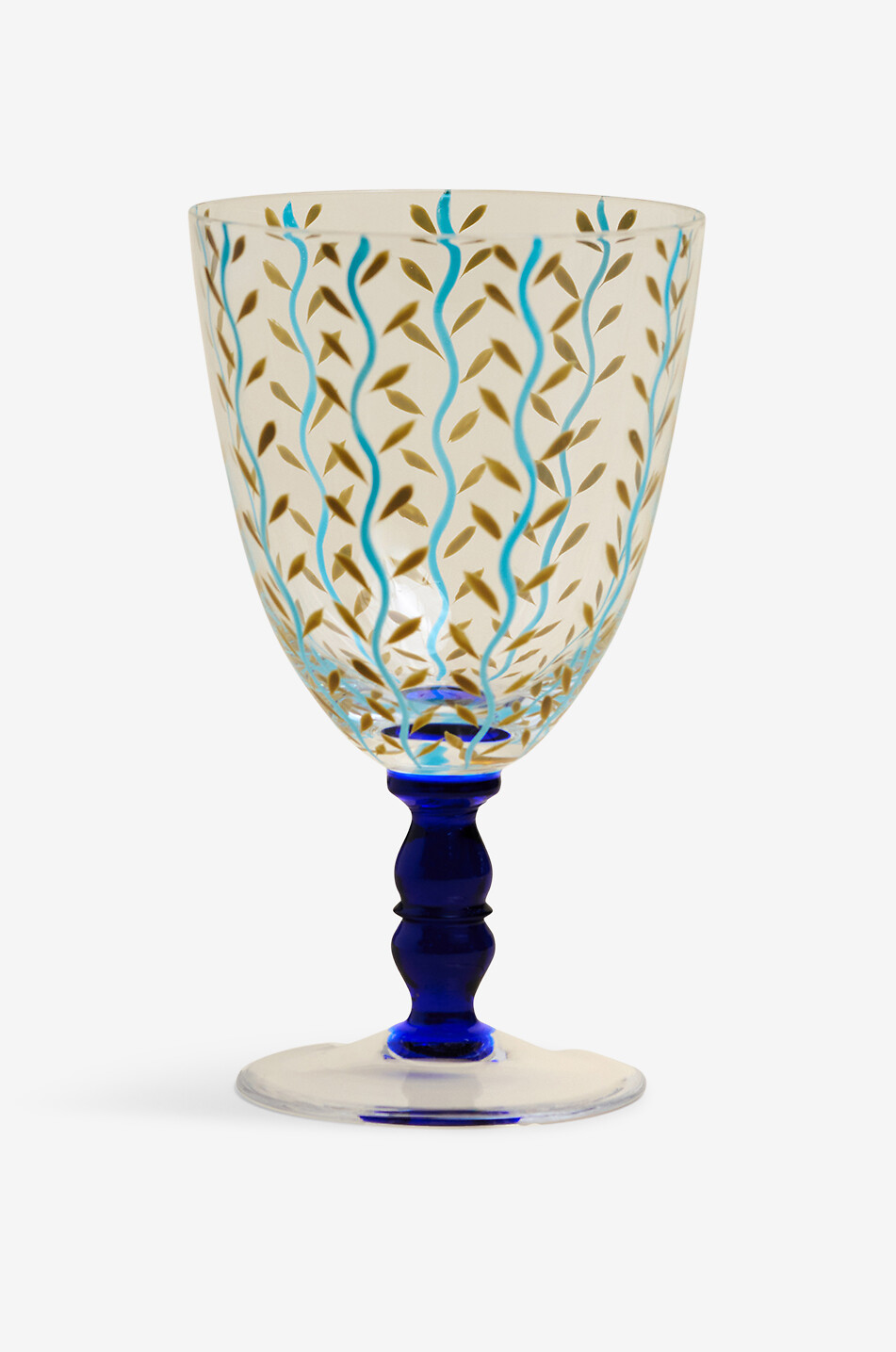 Verre à vin peint Galinea