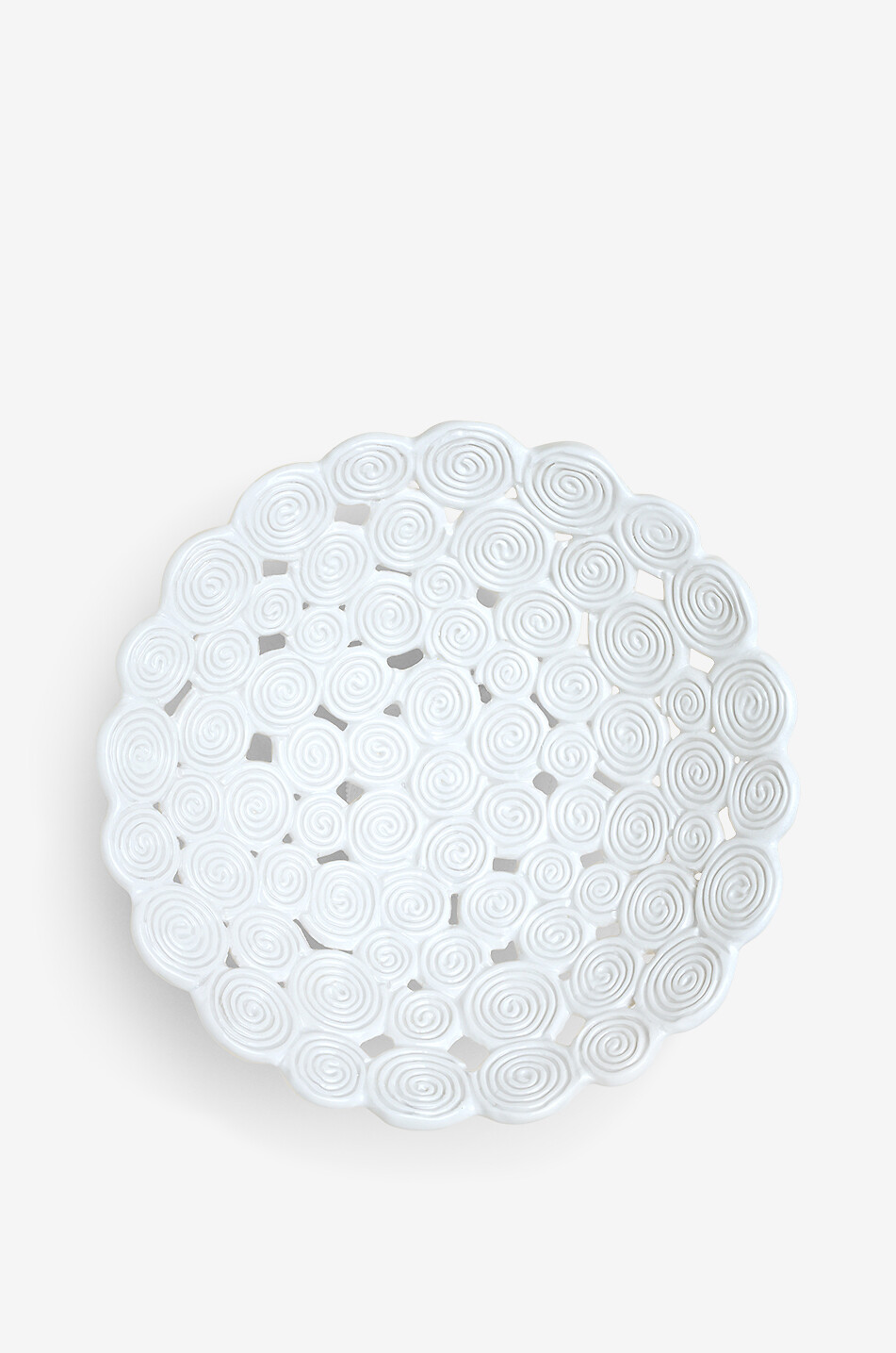 TRESSE PARIS Keramik-Obstkorb Pinia Haus WEISS 2