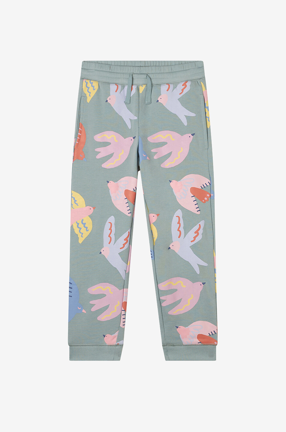 STELLA McCARTNEY KID Pantalon de jogging fille en molleton Dove Fille BLEU CLAIR 1