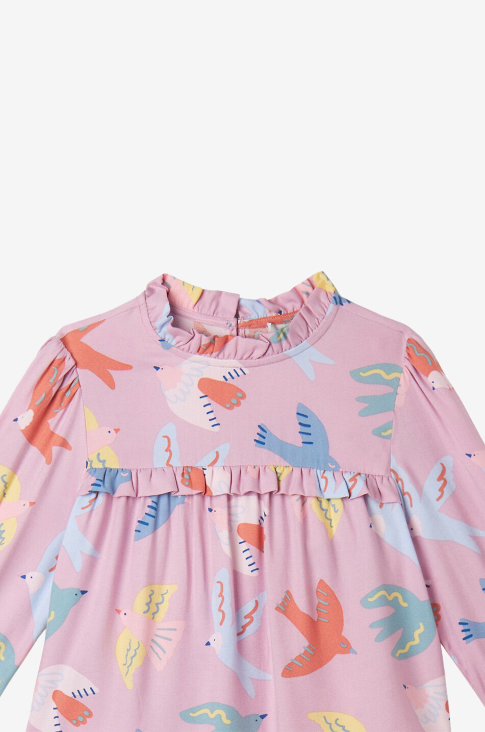 STELLA McCARTNEY KID Dove girls's viscose blouse Girl PINK 2