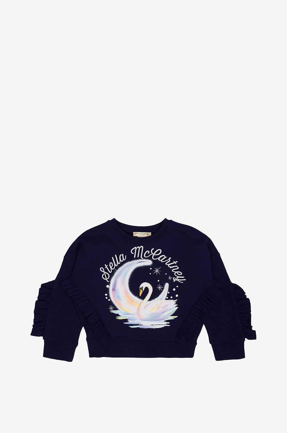 STELLA McCARTNEY KIDS Sweat-shirt à volants fille Swan Fille BLEU FONCE 1