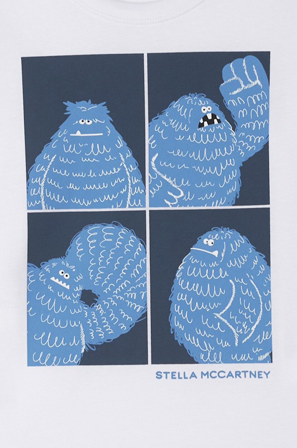 STELLA McCARTNEY KID Monster long-sleeved boys' T-shirt Boy WHITE 2