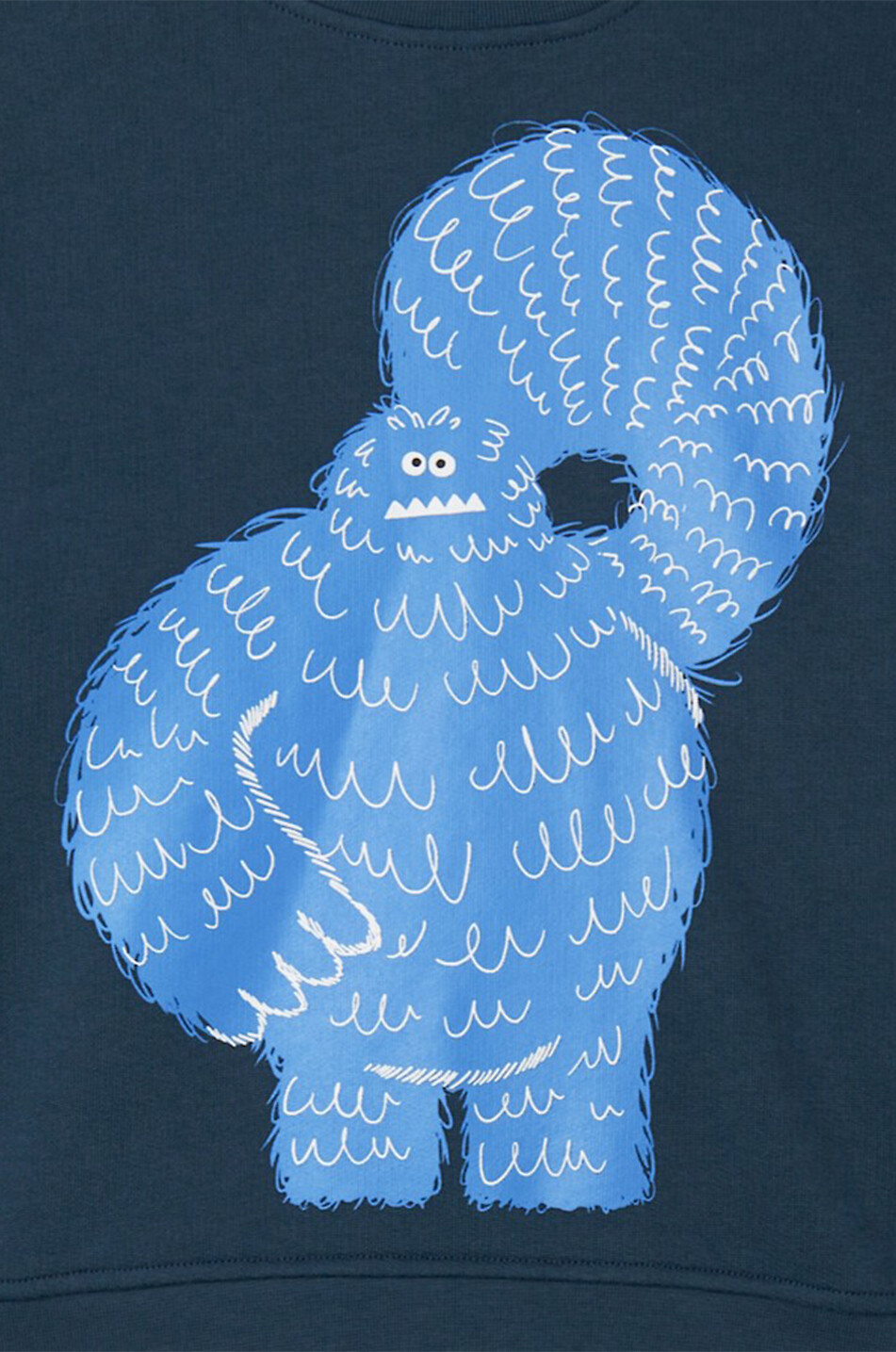 STELLA McCARTNEY KIDS Sweat-shirt à col rond garçon Monster Garçon BLEU FONCE 2