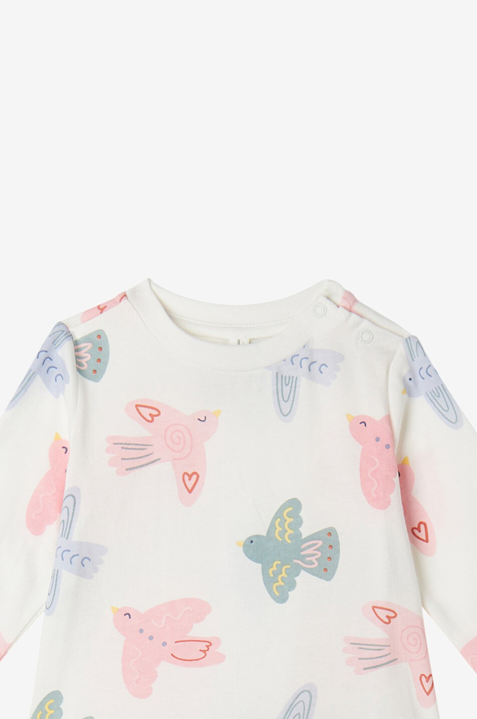 STELLA McCARTNEY KID Robe bébé en jersey Dove Bébé BLANC 2