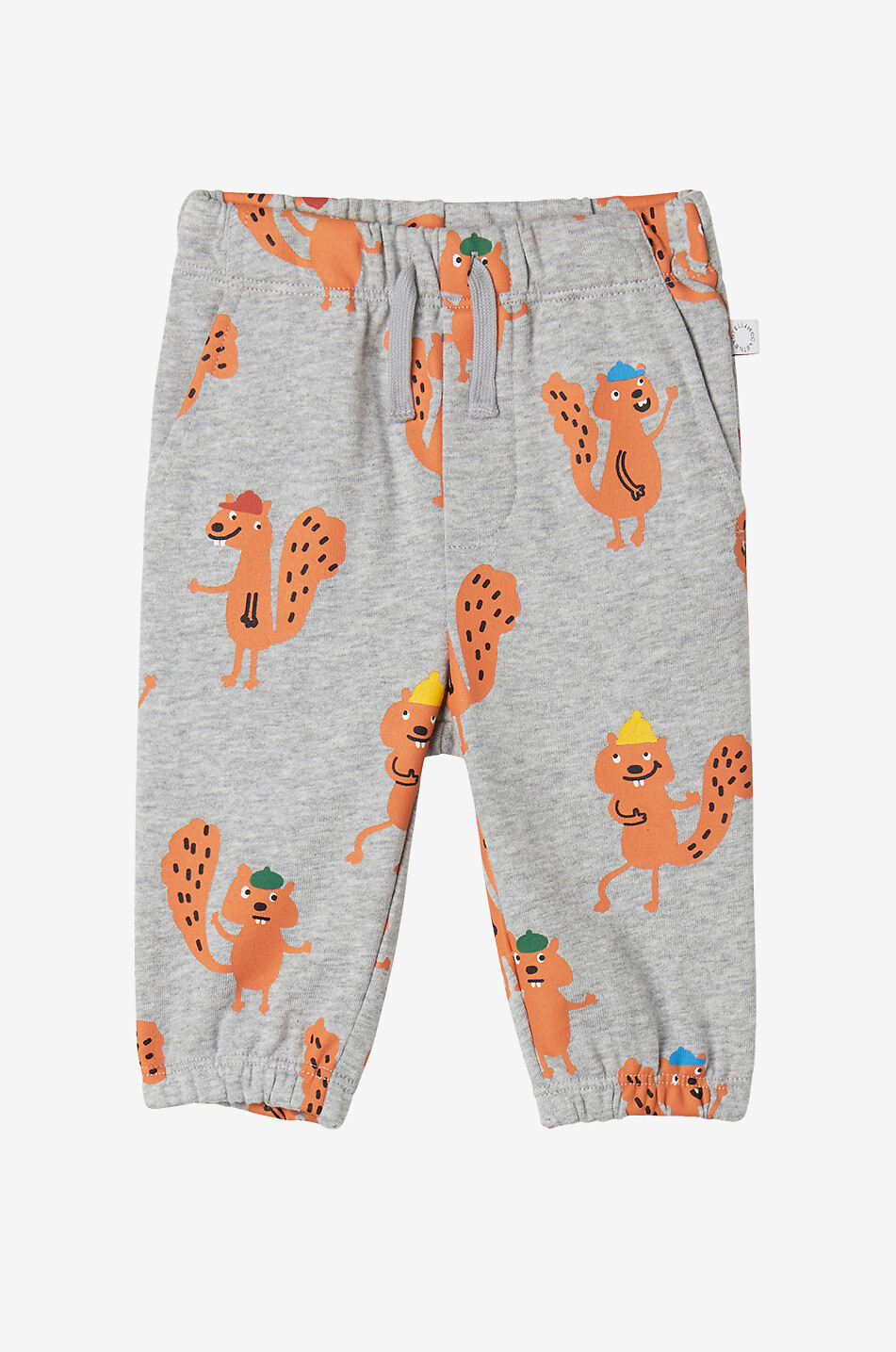 STELLA McCARTNEY KID Squirrel baby sweat jogging trousers Baby GREY 1