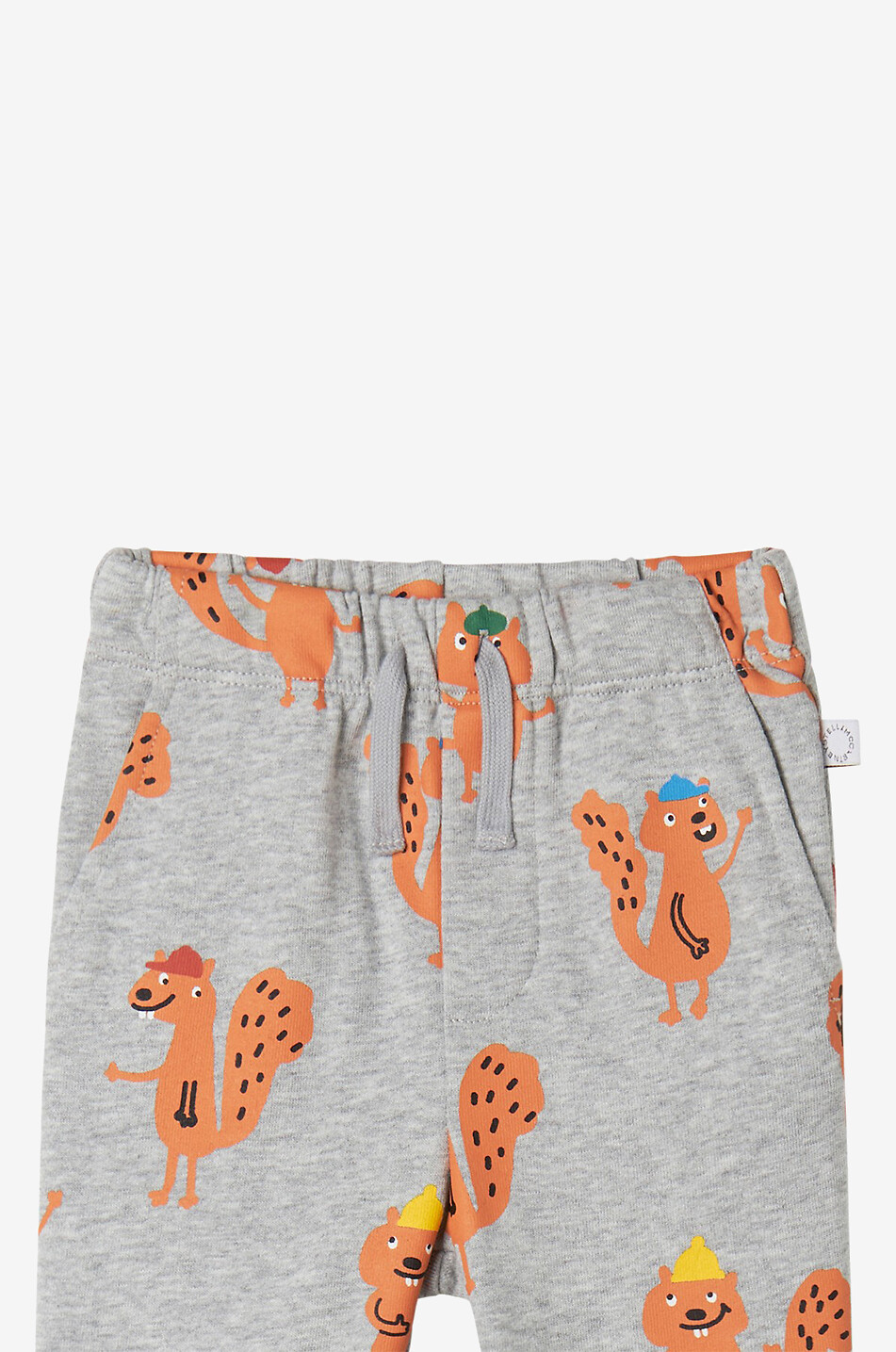 STELLA McCARTNEY KID Squirrel baby sweat jogging trousers Baby GREY 2
