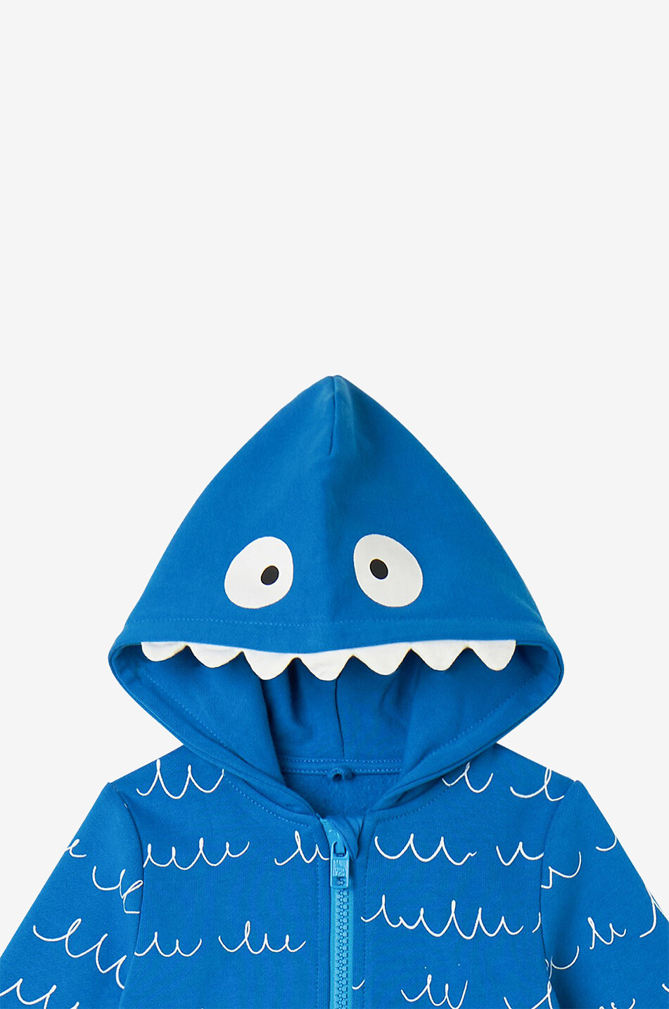 STELLA McCARTNEY KID Baby-Kapuzensweatjacke Monster Baby BLAU 2