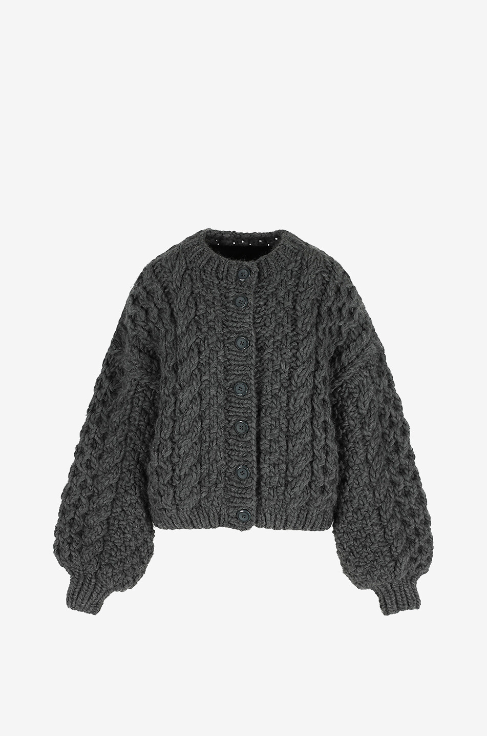 MR MITTENS Strickpullover mit Rundhalsausschnitt Honey Damen DUNKELGRAU 1