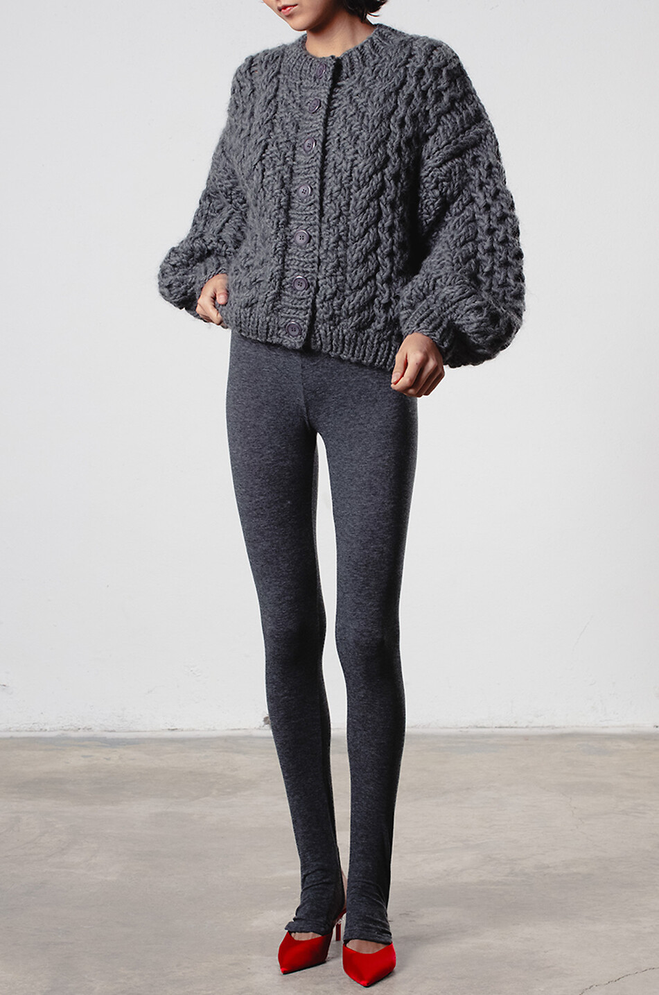 MR MITTENS Strickpullover mit Rundhalsausschnitt Honey Damen DUNKELGRAU 2